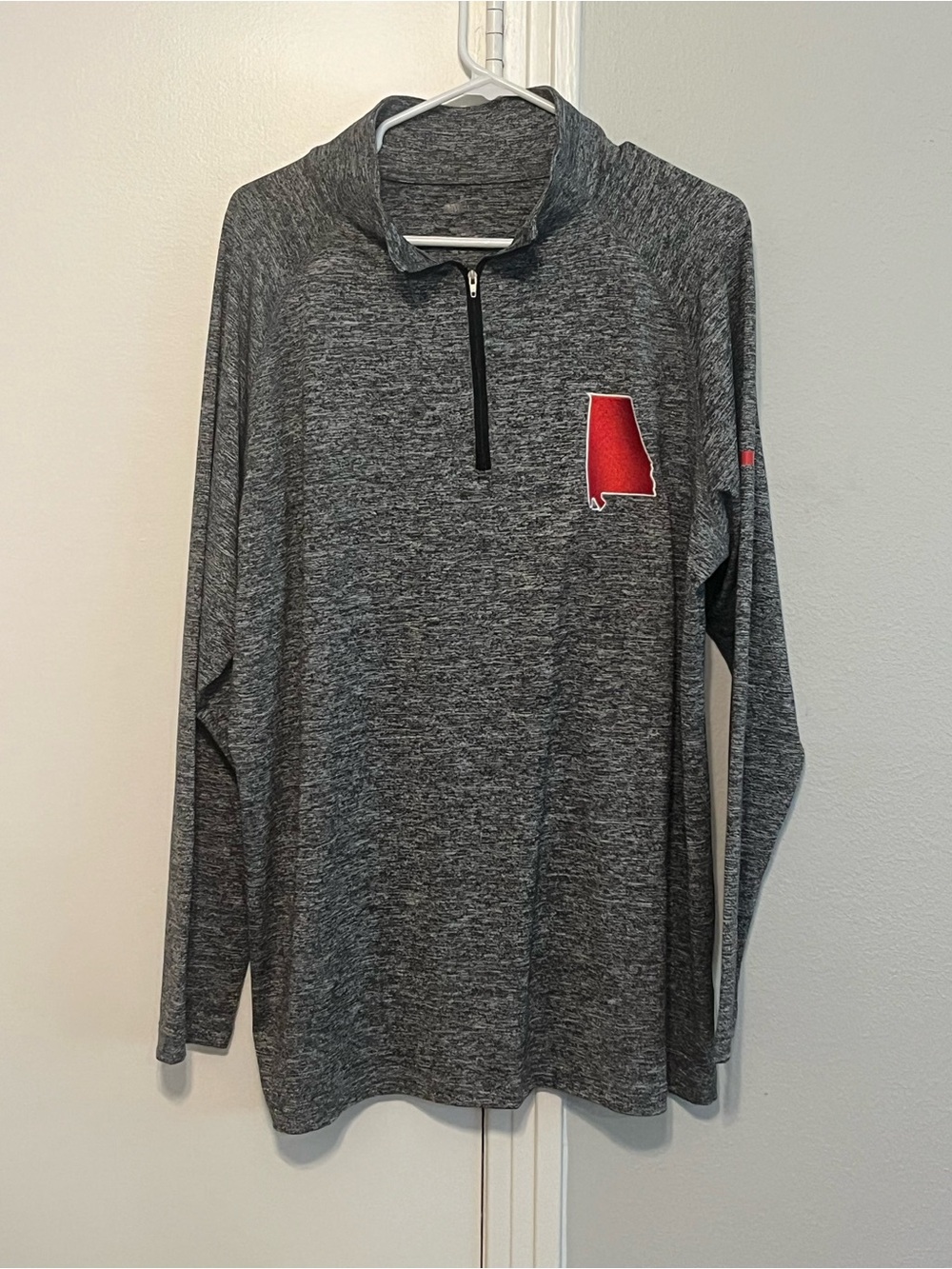 Alabama Crimson Tide Colosseum Heather Grey Pullover Size 2XL